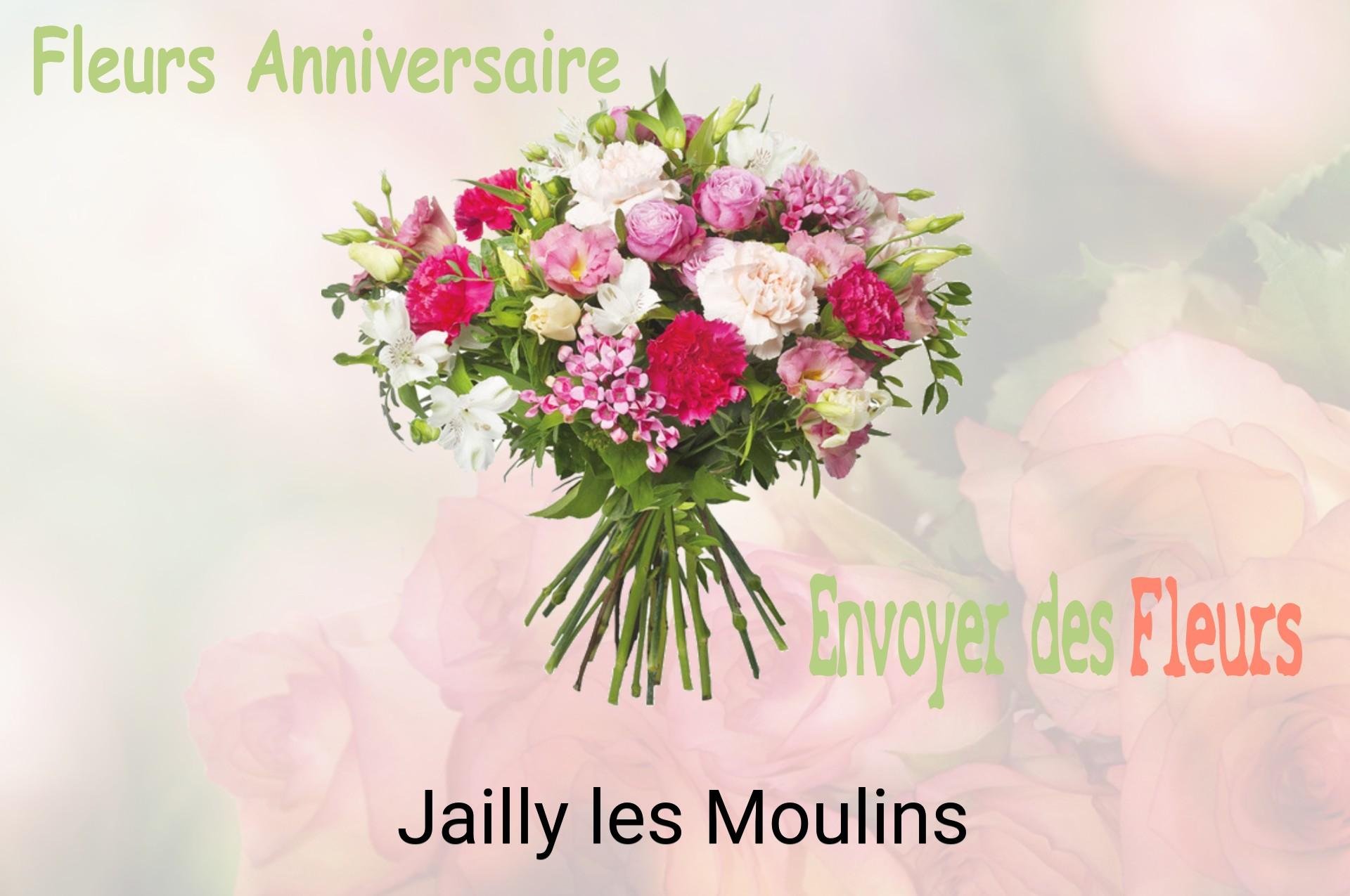 Bouquet de fleurs d’anniversaire livré à Jailly-les-Moulins