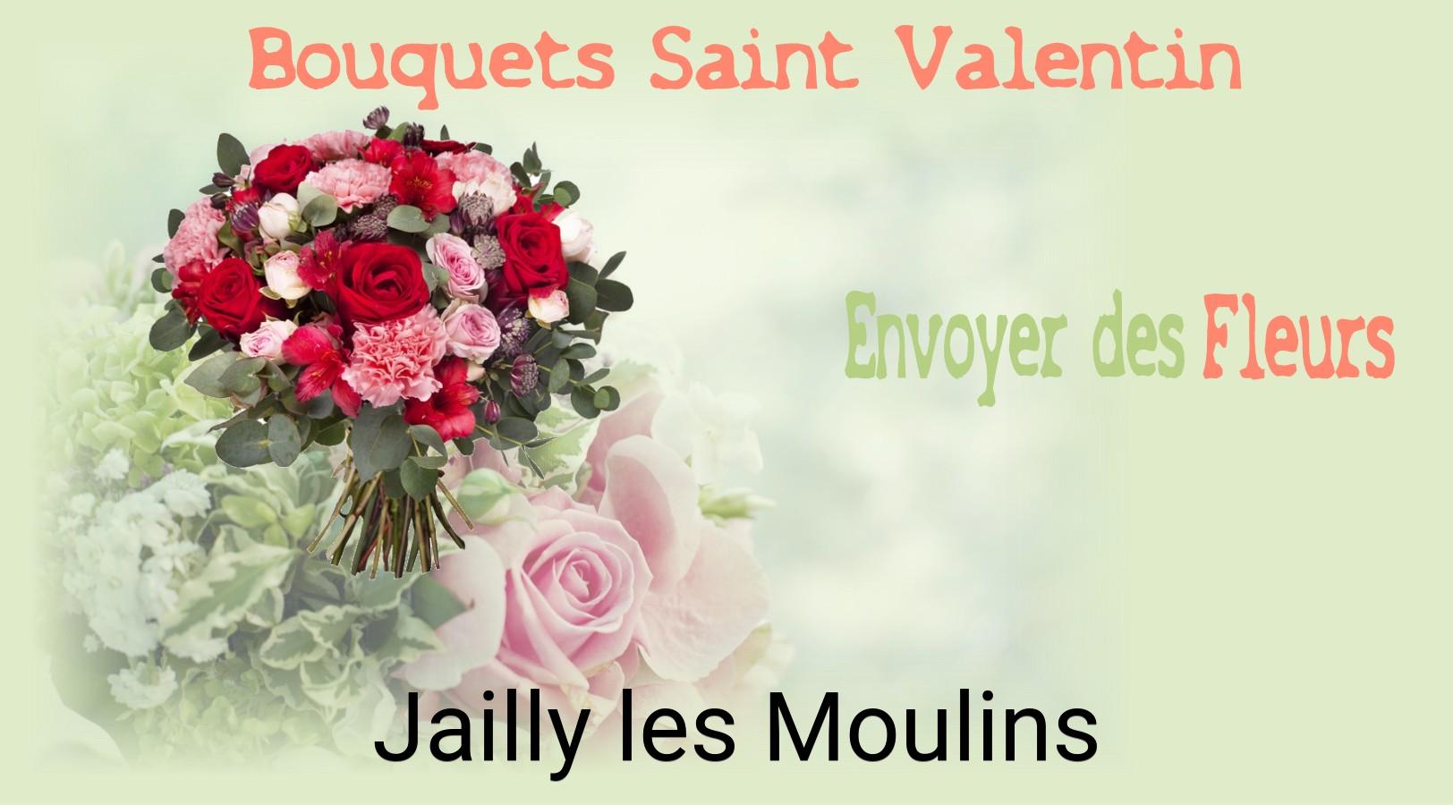 Roses de Saint-Valentin livrées à Jailly-les-Moulins